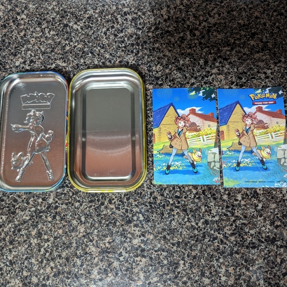 Pokémon Mini Tin X3 w/ Mini Art Card and Sticker (Empty) - Picture 3 of 9